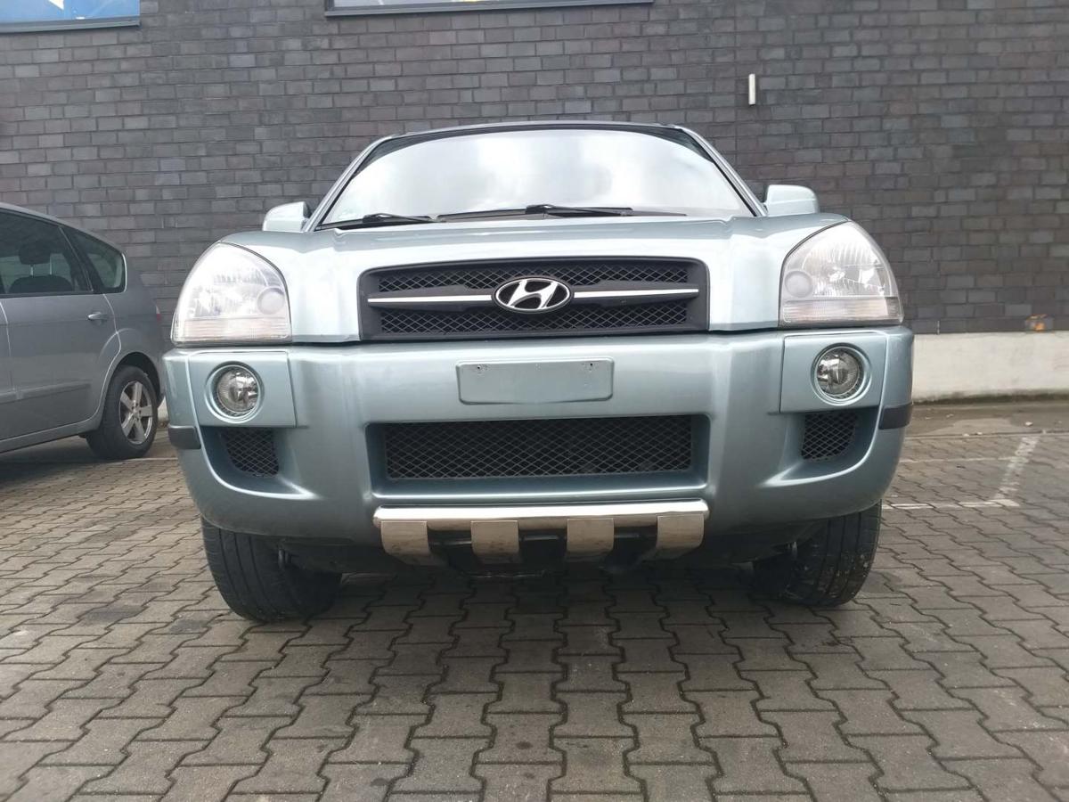 Hyundai Tucson original Sto&szlig;stange Stossf&auml;nger hinten Hellblaumetallic Bj.2005